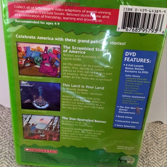 Scholastic Collection - The Scrambled States of America DVD New In Package Teach - Picture 3 of 3